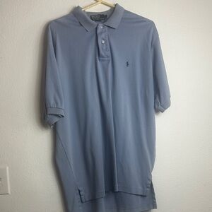 Polo by Ralph Lauren Men's Light Blue Polo Shirt